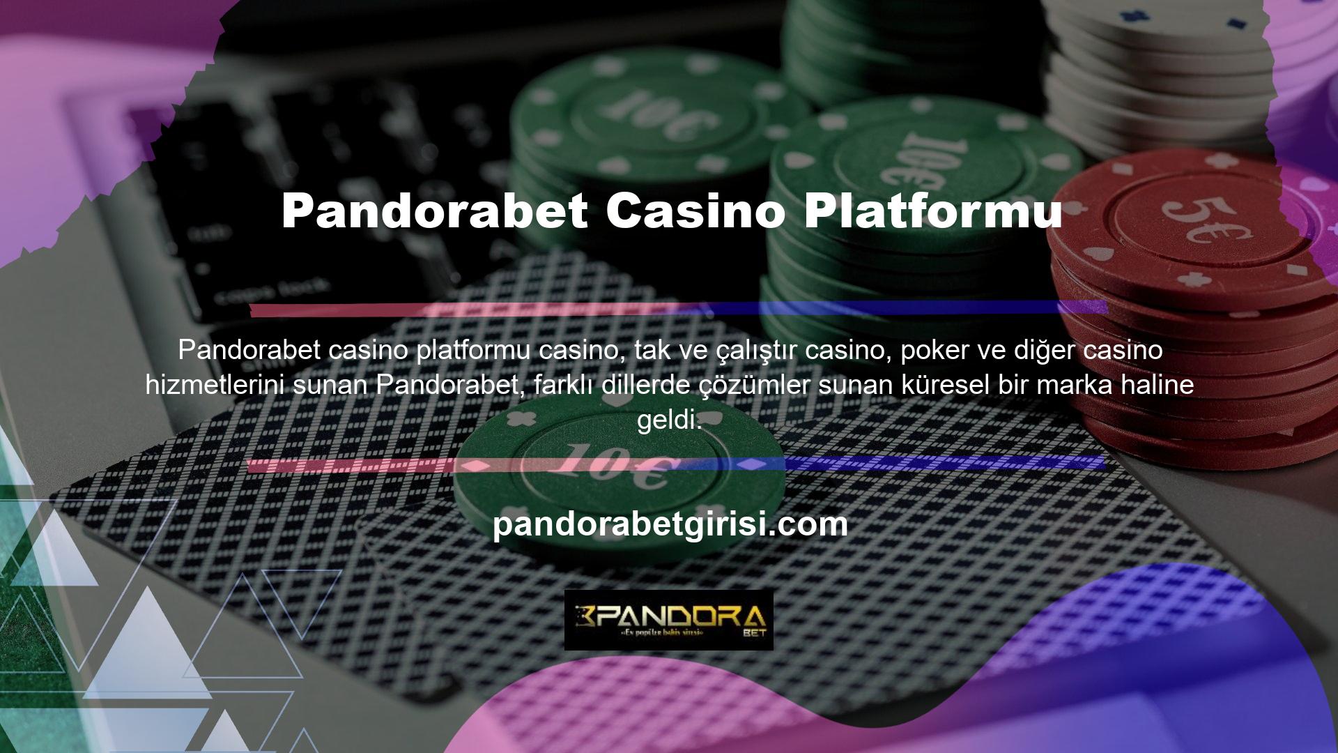 Pandorabet kısa sürede çok geniş bir müşteri kitlesine sahip olduğu ve çeşitli bonus ve promosyonlarla geniş bir kitleyi çekmeye çalıştığı için Türk bahis numaraları net ve benzersiz olacak şekilde tasarlanmıştır